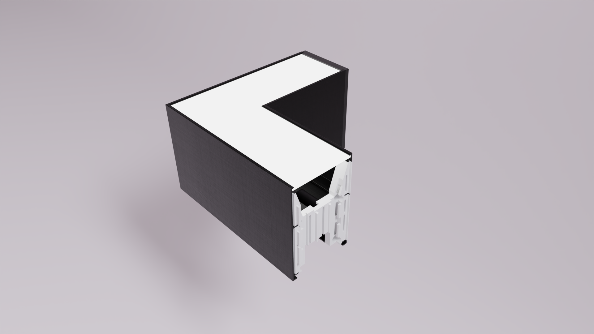 L corner light module